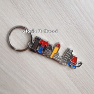 GANTUNGAN Keychain italy souvenir keychain Tower pisa italy key chain roma venezia
