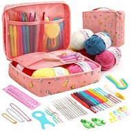 Beginner Crochet Kit For Adults And Kids Knitting Soft Grip Wool Tools Complete Crochet Kit Crochet