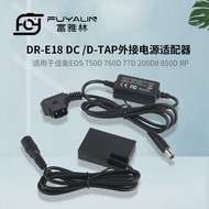 D-TAP-E18 Adapter Suitable for Canon SLR EOS RP 750D 760D 77D LPE17 Battery