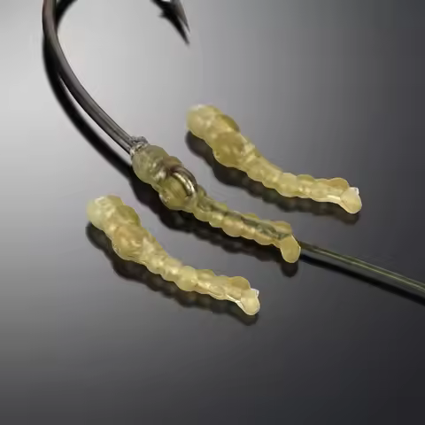 Hirisi 20Pcs Carp Fishing Hook Kickers Set – Curve Shank Hook & Line Aligner Tool, Hair Carp Rig Sle