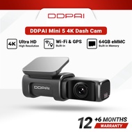 DDPAI Dash Cam Mini 5 4K 2160P HD Car Camera Android Wifi Auto Drive Vehicle Dash Cam 100% Original