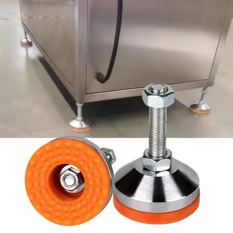 Heavy Duty Leveling Feet M12 Adjustable 1300Lb Capacity Workbench Machine Cabinet D60xM12x50