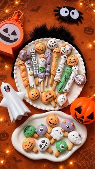 Halloween 萬聖節 馬林糖 手工製作 非糖霜餅乾 蛋白糖 蛋白餅