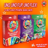 COMBO 3 UNO,UNO FLIP, UNO Flex.330 UNO cards New version fun boardgame for friends and family