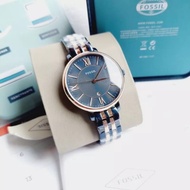 Fossip Jacqueline Blue Rose Gold Steel Watch ES4321