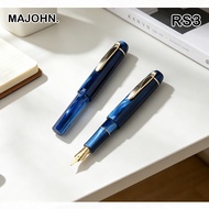 MAJOHN RS3 Short Mini Fountain Pen Travel Account Pocket High End Resin Calligraphy Pen Office Schoo
