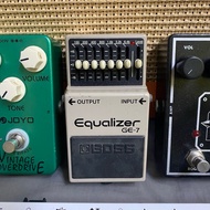 Used Boss EQ-7 EQ7 Equalizer effect pedal