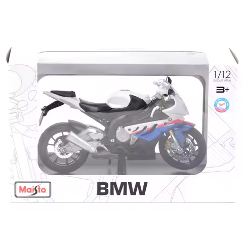 Maisto 1:12 BMW S1000RR With Stand Die Cast Vehicles Collectible Hobbies Motorcycle Model Toys