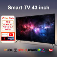 EXPOSE Smart TV 43 Inch Android TV 1080P FHD LED 75HZ Murah WiFi Net and Flix 3 year Warranty
