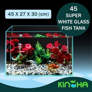 45x27x30 crystal clear glass tank aquarium super white glass tank aquarium rectangle aquarium aqua p