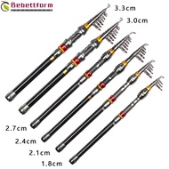 BEBETTFORM 1.8m 2.1m 2.4m 2.7m 3.0m 3. Carbon Fiber Portable Carbon Material Sea Pole Pen Pole