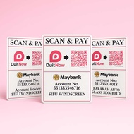 QR CODE STANDEE SUBLIMATION | WHITE ACRYLIC | CUSTOM DESIGN