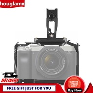 houglamn Akozon Aluminum Camera Cage Top Handle Kit Dual Cold Shoe Mount for A7CII A7C2 A7CR A7CM2