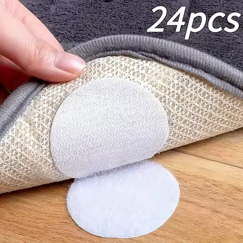 24pcs Anti-Slip Pads Strong adhesive, removable & reusable Ideal for home, office, gym, sofa & mattr