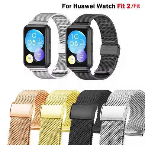 Stainless Steel Milanese Strap for Huawei Watch Fit 2 SE Fit2