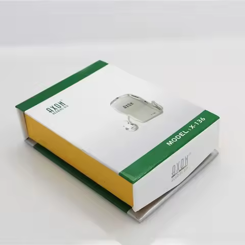 AXON X-136 Pocket Ear Hearing Aid Wired Sound Amplifier Receiver Amplificador Adjustable Tone Deaf A