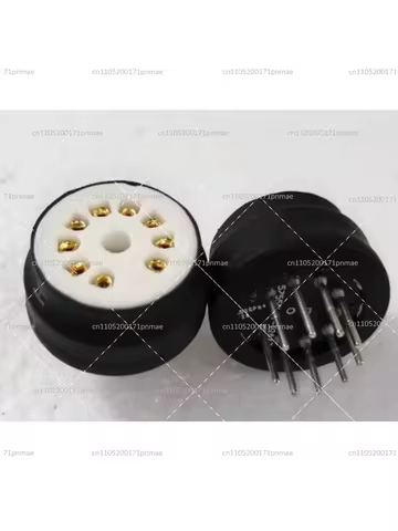 2pcs 8-Pin to 9-Pin Tube Adapter Base for 6SN7 6SL7 6N8P 6N9P Octal Miniature Tubes Replace 12AX7 12