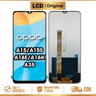 LCD OPPO A15 A15S A16K A35 Original Fullset TOUCHSCREEN mruah ori Asli