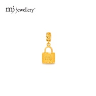 MJ Jewellery Gold Bag Charm P75 , 375 Gold & 916 Gold