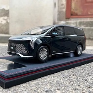 Original Factory 1: 18 Buick GL8th century 458 century Car Model Avia Simulation Alloy Car Model MPV