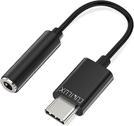 Cubilux USB C Headphone Adapter with 192KHz/24-bit DAC Compatible with Samsung S25/S24/S23/S22 Ultra