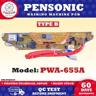 PENSONIC PWA-655A TYPE B WASHING MACHINE PCB CONTROL PANEL BOARD PWA 655A PWA-655 Mlb10 -655