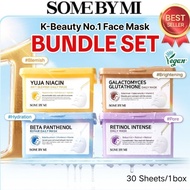 SOME BY MI DAILY MASK 30 sheet BUNDLE SET (Glutathione daily mask, Yuja daily mask, Retinol daily ma