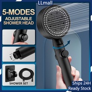 Multi-Functional High Pressure Shower Head with 5 Modes / One-Click Water Stop Switch / Super Strong
