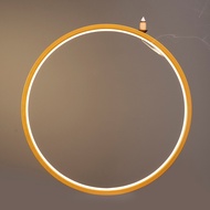 Light Circle New Chinese Creative Zen Ornaments Backflow Incense Living Room led Light Circle Office