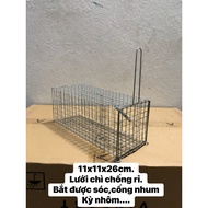 Combo of 10 mouse cages 11x11x26cm.