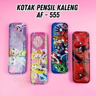 Tin Pencil Case Funcy Flat Tin Pencil Case