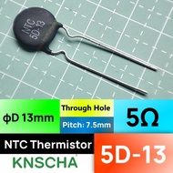 NTC 5D-13 Power Thermistor Radial Leaded 5D13 Through Hole 5R D=13mm P=7.5mm