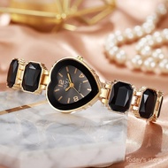[Various Colors] New Style Small Cube Sugar Ladies Watch Quartz Watch Heart-Shaped Classy Women's Wa