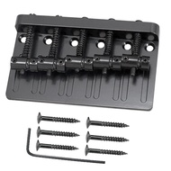 5 String Thickened Bass Saddle Bridge Pull String Plate for 5 String Electric Bass Guitar Accessorie