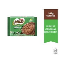 NESTLE MILO Original or Milk Biscuit Mulitpack (6x24g)