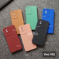 Vivo Y02 2022 Vivo Y02T Case Macaron Pro Kamera Case Candy Softcase Vivo Y02 2022 Vivo Y02T