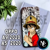 CC4 Flexible Rubber Softcase/ for OPPO A9 (2020) AND A5 (2020) LUFFY ANIME Motif/ OPPO A9 (2020) OPP