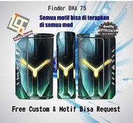 garskin vapor finder dna 167 motif doodle nova, motif bisa custom