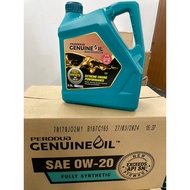 💯ORIGINAL PERODUA NEW 0W-20 FULLY SYNTHETIC ENGINE OIL 3.5LITRE👍🏻