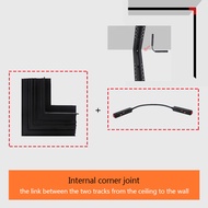 รางหม้อแปลงไฟฟ้าขั้วต่อรางอุปกรณ์เสริมระบบไฟส่อง LED แม่เหล็กแบบ LED สำหรับไฟส่อง LED แม่เหล็กชุดอุป