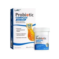 LAC Probiotic Probiotic Complex 50 Billion CFU - Higher Support (30 vegetarian capsules)