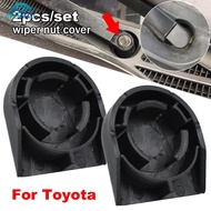 OPENMALL 2Pcs Car Front Windscreen Wiper Arm Nut Caps Bolt Cover For Toyota Corolla E140 E150 E170 E