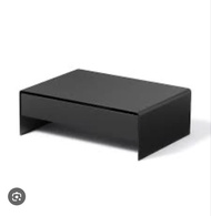 MUJI 無印良品 鋼製螢幕架 抽屜款 深灰色 X2