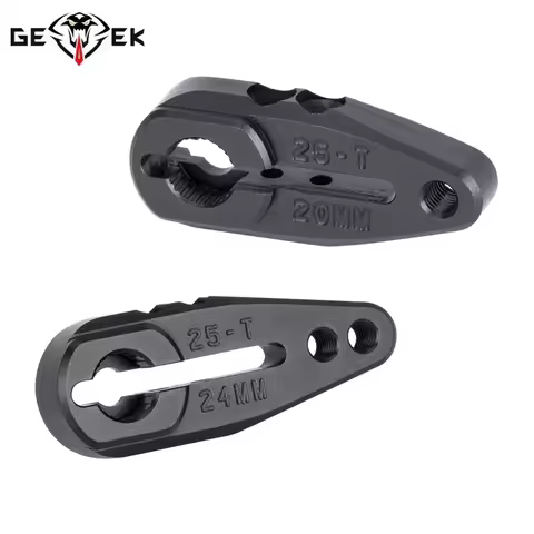 20/24mm 7075 Aluminum Clamping 25T Servo Horn for ProTek Savox Futaba Servo 1/10 Arrma Buggy Granite