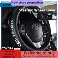Genuine Leather Car Steering Wheel Cover for Toyota Universal Vios Wigo Fortuner Rush