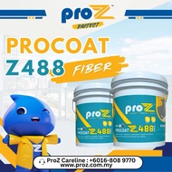 15KG PROZ PROCOAT Z488 FIBER (SIRIM) Waterproofing Coating