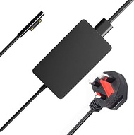 LZUMWS 44W Charger UK Plug For Microsoft 15V 2.58A Laptop Adapter Microsoft Surface Pro 6/7 / 4/3/ P