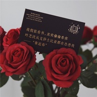 christmas card Gilding Love Message Card Christmas Valentine's Day Greeting Card Half Fold Handwritt