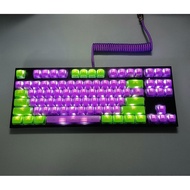 Transparent Transparent Keycap OEM Height 132 Keys PBT Material Transparent Black Transparent Keycap