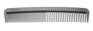 Chicago Comb Model 6 Carbon Fiber, 7 inches (17.8 cm) long, anti-static, graphite black, made in USA